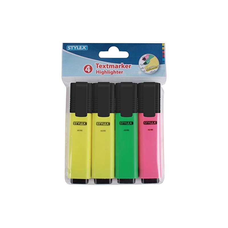 Stylex Text Marker (Pack of 4)