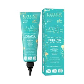 Eveline Cosmetics My Life My Hair Trichologisches Kopfhautpeeling mit AHA-Säuren & Enzymen - Stimulierende & Reinigende Formel für Haarwachstum | Vegan, Natürliche Inhaltsstoffe | 125 ML