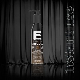 E Elegance Temporary Semi Permanent Brown Hair Color 4.06 Oz