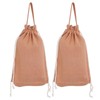 HSOFTIFY 2 Pcs Drawstring Gift Bags with Handle 13x9.8 Inches