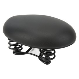 POENVFPO Noseless Bicycle Saddle, Comfortable Elastic Mountain Bike Seat with Double Layer, Super Soft, Shock Absorbing Seat Cushion for Folding Bikes