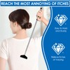 Telescopic Back Scratcher, 5 Detachable Heads Portable Back Scratcher, Extendable