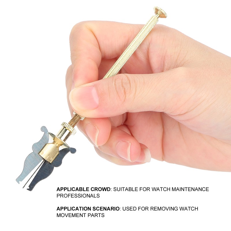 3‑Fork Holding Clamp Locking Watch Balance Wheel Clamp Tools Watchmaker
