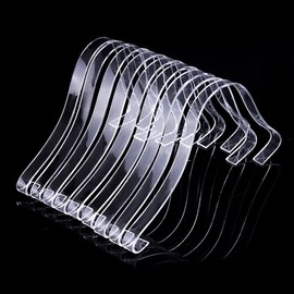 mollensiuer 20Pcs Clear Sandal Shoe Display Stand Shoe Supports Shaper Forms Inserts for Shoe Store Retail Shop or Home Display Storage Use