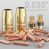 YESWELDER MIG Welding Gun Accessory Kit .030" Tip-Nozzle-Diffusers for Miller
