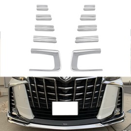 Catland Alphard 30 Series Late Model Exclusive Accessory Front Fog Light Trim Exterior Custom Parts Fog Lamp Garnish ALPHARD 30 Series Late Model Fog Cover Plated Ring Plated Cover Dress Up Exterior