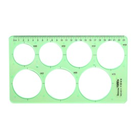 circle ruler template circle circle ruler drafting tool durable accurate easy to read plastic drawing template model footcircle mathematical graphic ruler round circle template