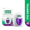 GUM - Hilo Dental Expanding Encerado, Limpieza Interdental Superior y