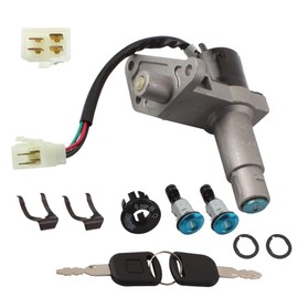 YINNCKE Ignition Switch Key Set Fits for Most GY6 150cc Chinese Scooters and mopeds Including Taotao Roketa Jonway Sunl Tank Peace