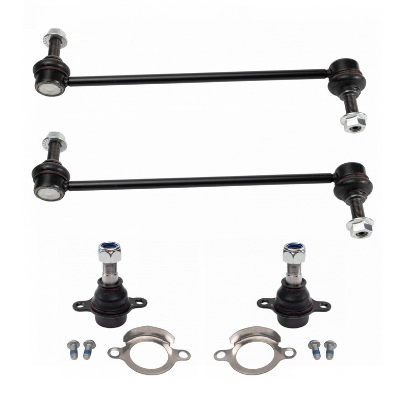 TRQ Front Suspension Kit Ball Joint Sway Bar Stabilizer Link