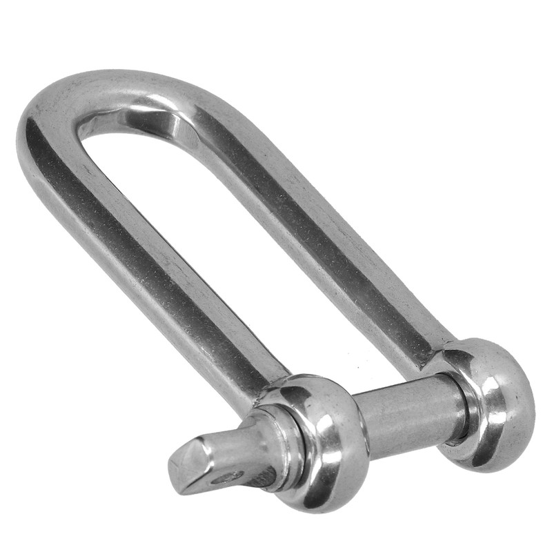 Long D Shackle 304 Stainless Steel Straight Anchor Screw Pin