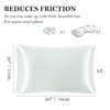 PiccoCasa Satin Pillowcases for Hair and Skin with Eye Mask