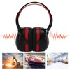 Hearing Protection Ear Muffs 24dB NRR Adjustable 360° Rotating Shell