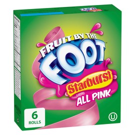 Betty Crocker Gluten Free Fruit By The Foot Starburst,128 g, 6 Count(Pack of 1)