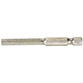 Makita D-73776 Round File 5.2 mm, Diamond-tipped, with 1/4 Inch Hex Socket for Screwdrivers, for Filing Saw Chains with 3/8 Inch Pitch, Pack of 1