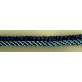 Unbranded 5 Yards 5/8" Overall, 7mm Cord Only Colonial Blue Twist Cord with Lip Trim 86223