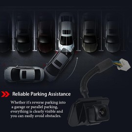 Rear View Backup Camera for Car: Compatible with Honda Accord 2014-2017, 170° Wide View Angle, HD 1080P, Night Vision & Parking Assist Camera Replacement Number 39530-T2A-A21 39530-T2A-U110