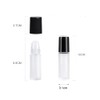 3 Pcs 30ml Frosted Glass Roll On Bottles Deodorant Container