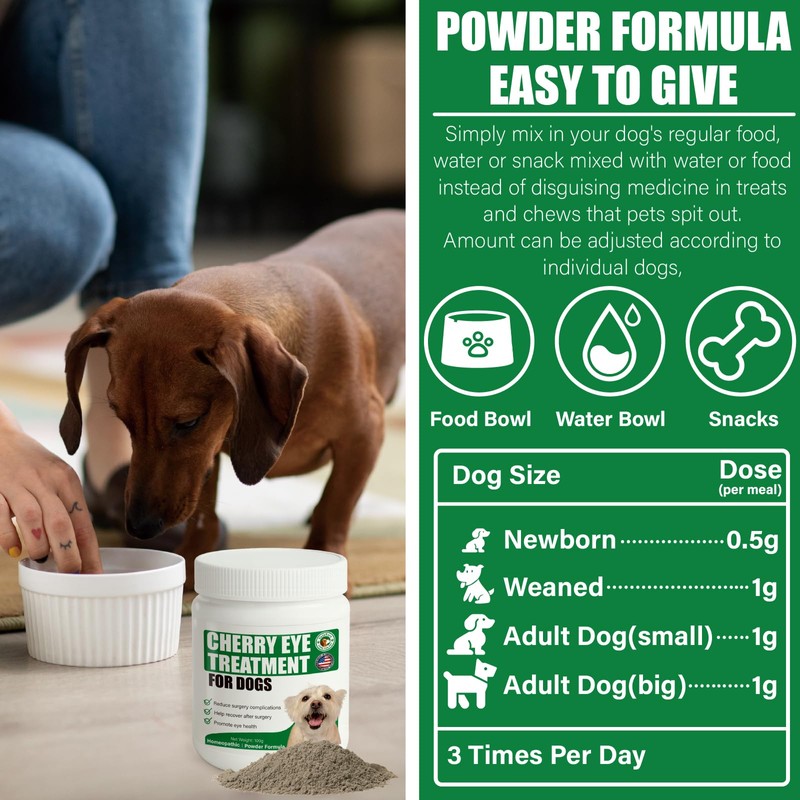 Cherry Eye Treatment for Dogs, Terra-CIN for Conjunctivitis, Reduces Redness