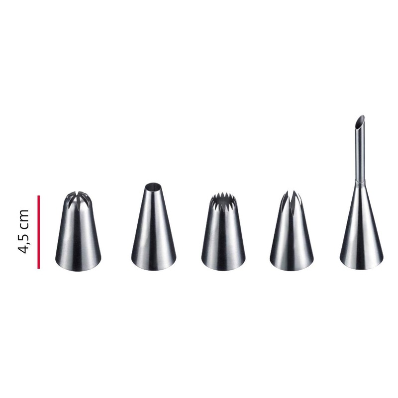Westmark Garnishing Set Maxi 7 pcs, Stainless Steel White/Silver, 48