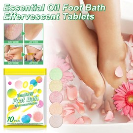 Bath Bombs Foot Soak, Natural Foot Bath Tablets, Handmade Foot Bath Bombs, Foot Care Effervescent Tablets, Essential Oil Foot Bath Tablets, Restore Foot Health and Metabolism