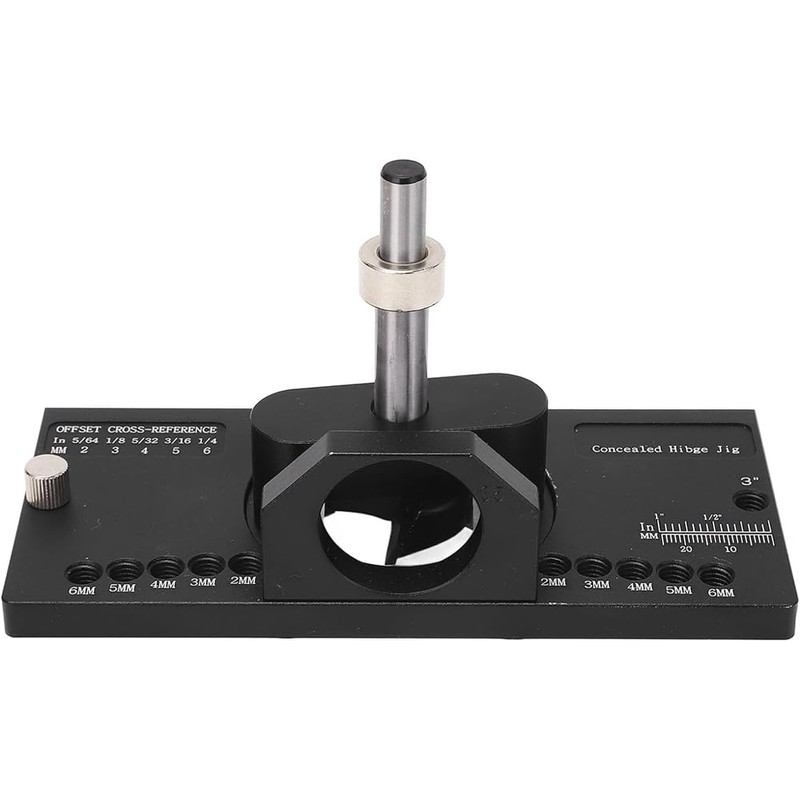 Hopbucan 35mm Concealed Hinge Jig Kit with Drill Guide Position,