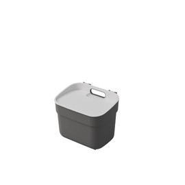 Ready to Collect 5 L Bin Perfect for Separating Waste, Stackable Waste Separation System, Dark G