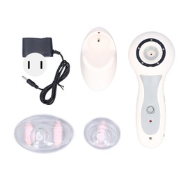 Handheld Chest Vacuum Massager Promote Vibration Improve Elasticity Electric Chest Massage Machine 100‑240V US Plug