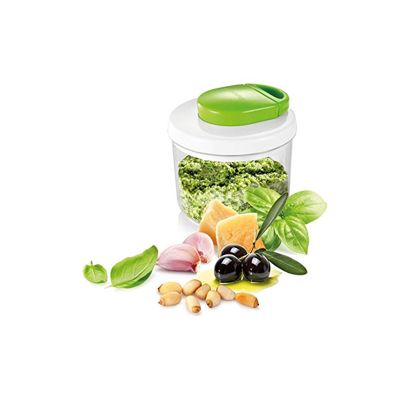 Tescoma Tritatutto 643874 Manual Handy Hand Chopper Steel White/Green