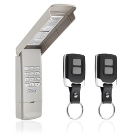Garage Door Opener Keypad with 2 Garage Door Opener Remote for Liftmaster Chamberlain Craftsman Remote Keypad 877MAX 893LM 893Max 971LM 371LM, Purple Yellow Red Orange Learn Button