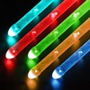 Rechargeable LED Light Up Drum Sticks 15 Color Changing Drumsticks