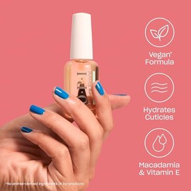 OPI Nature Strong Skincare Glow Up Nail & Cuticle Oil - Natural Origin Formula Cuticle Treatment with Vitamin E - Nail Oil for Damaged Nails