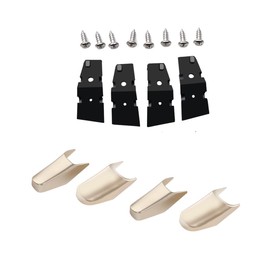 XYgdhqpt Pull Strap 2 Door Repair Kit Combo Set Compatible with 2003-2011 Lincoln Town Car (Pull Strap + End caps)
