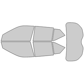 Rvinyl Window Tint Kit Compatible with Nissan Kicks 2018-2024 - Complete Precut Kit - 20%