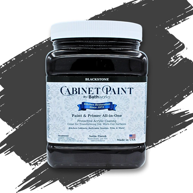Bathworks Cabinet & Furniture Paint - Satin Finish, Easy Application,