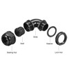 uxcell M32 Cable Gland, 90 Degree Waterproof IP68 Nylon Joint