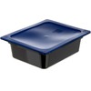 Carlisle 10232B60 Smart Lids Half Size Polyethylene Lid, Dark Blue