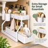 2-Tier Under Sink Organizer for Kitchen & Bathroom – Stainless