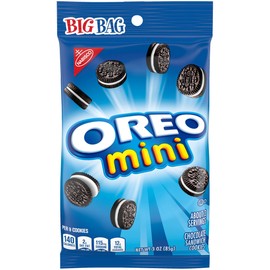 OREO Mini Chocolate Sandwich Cookies, Original Flavor, 1 Big Bag