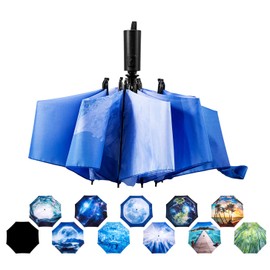 LANBRELLA Umbrella Compact Inverted Folding Umbrellas Auto Open Close - H2.20.Glacier