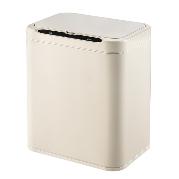 ELPHECO Stainless Steel Office Trash Can Motion Sensor Garbage Can