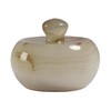 Yuchengstone Set of 2 Apple Jade Paperweight Decorative Element Natural