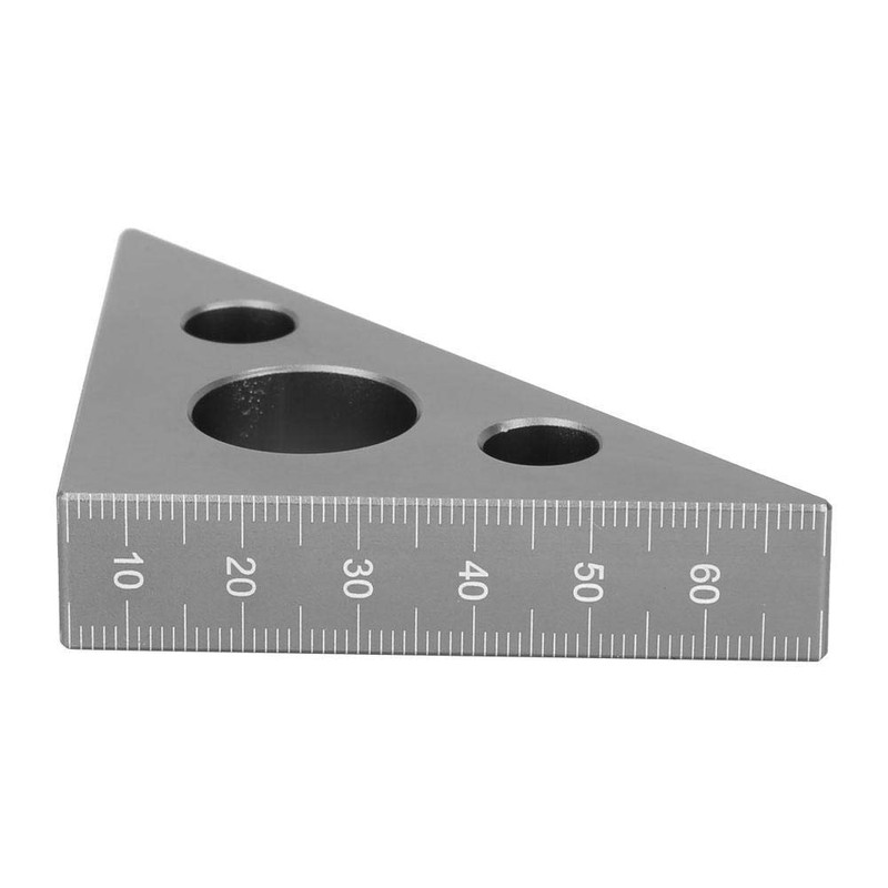 Aluminum Alloy Right Angle Ruler, Mini Portable Metal Angle Ruler,