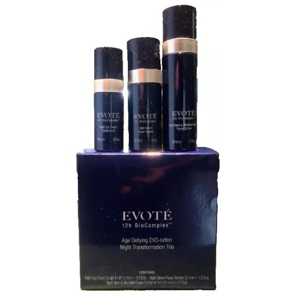 Evote 12th Biocomplex Age Defying EVO-lution Night Transformation 3pcs Gift