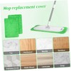 STOBAZA Washable Mop Pads Replacement 6pcs Flat Mop Pads Secure