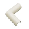 Wiremold Cable and Cord Management, Cordmate, Flat Elbow, Ivory, C6