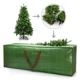 CKB Ltd® Premium CHRISTMAS TREE Storage Bag Holder Holds Stores Your Artificial Xmas Tree Jumbo Size for trees up to 9ft tall – Heavy Duty Zip Up Sack– Ideal to use in the Loft Shed Garage