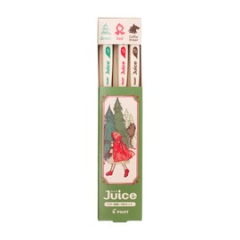 Pilot Limited Juice, 0.02 inch (0.5 mm), Ultra Fine, 3 Color Set, Fairy Tale Series [Little Red Riding Hood Set] Gel, Cute LJU-3