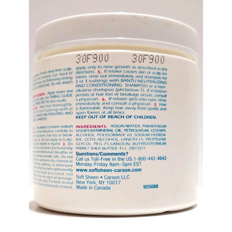 SoftSheen Carson - Bantu No Base Relaxer REGULAR STRENGTH -