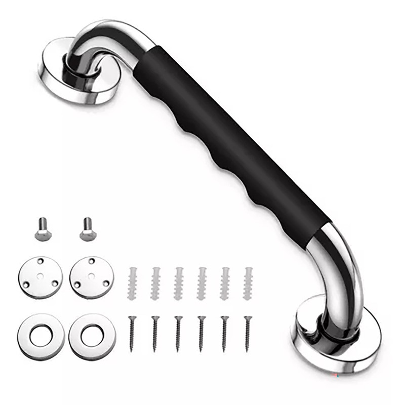 Shower Grab Bar 304 Stainless Steel Silicone Anti Slip Bathtub